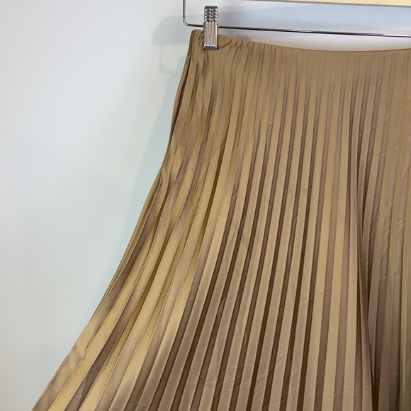 JCrew Pleated Satin Midi Skirt size XS - Picture 6 of 8